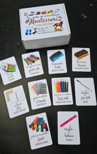 Pack éducatif 3 langues – 190 cartes recto verso, 380 images visuelles et ludiques