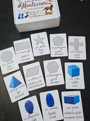 Pack éducatif 3 langues – 190 cartes recto verso, 380 images visuelles et ludiques