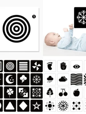 Cartes contrastées pour Bébé (0 à 36 mois)